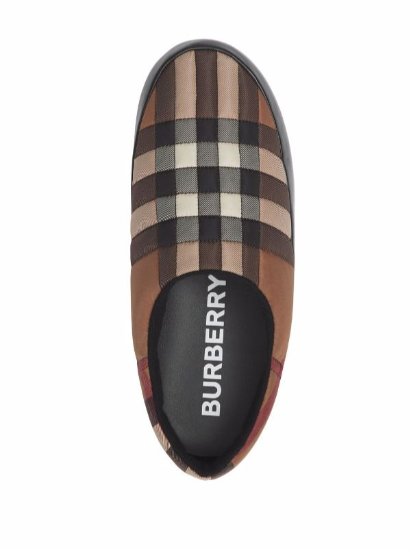 Burberry Northaven Check Quilted Slippers (Preowned Size 41)