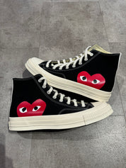 Converse X CDG Taylor All Star 70 Hi Play Black (Preowned Size 9)