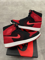 Air Jordan 1 Retro High Flyknit Bred (Preowned Size 10)