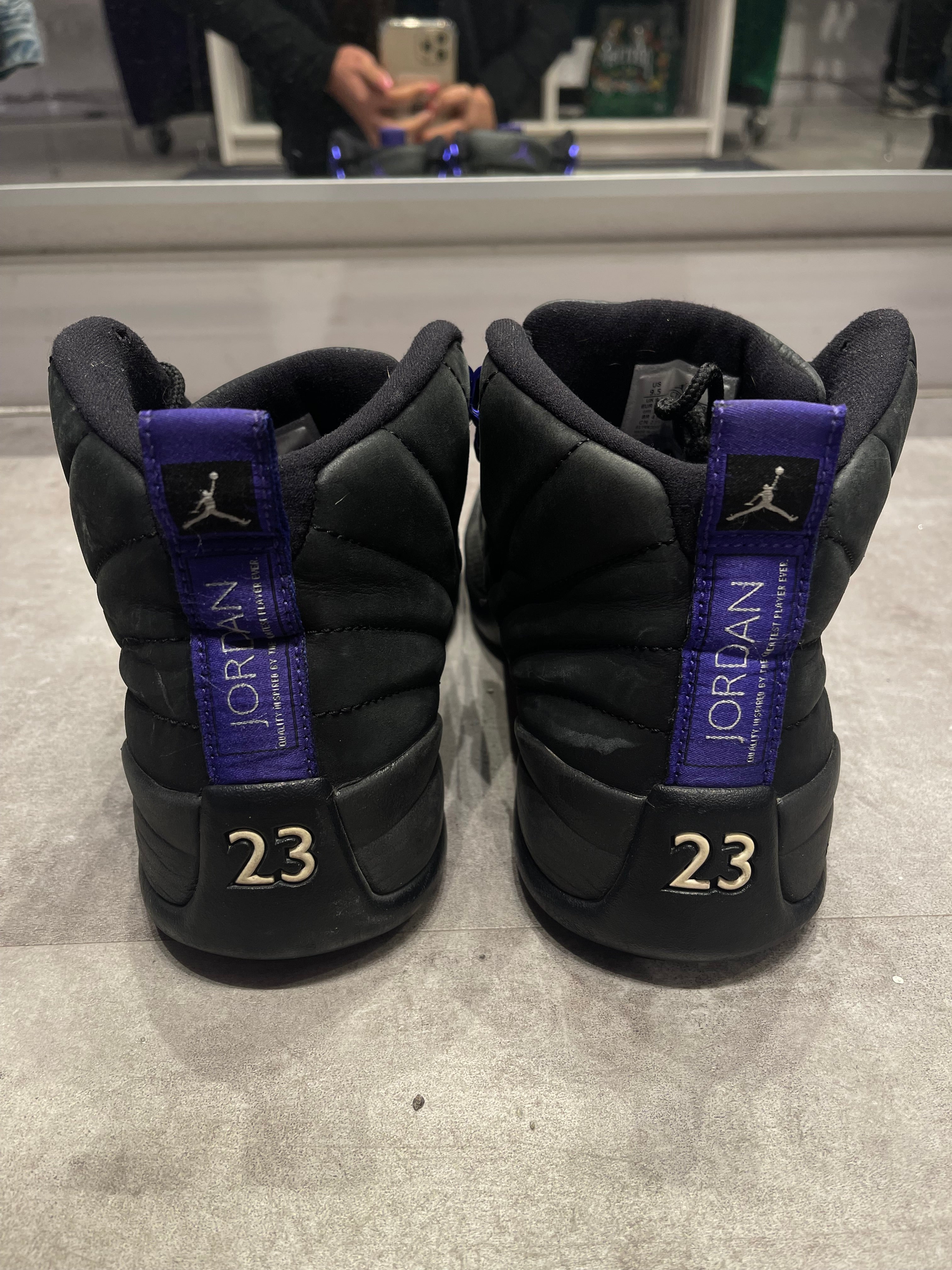 Jordan 12 Retro Dark Concord (Preowned Size 9.5)