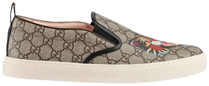 Gucci GG Supreme Angry Cat Slip-On (Preowned Size G8/US9)