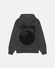 Stussy 8 Ball Pigment Dyed Hoodie Black