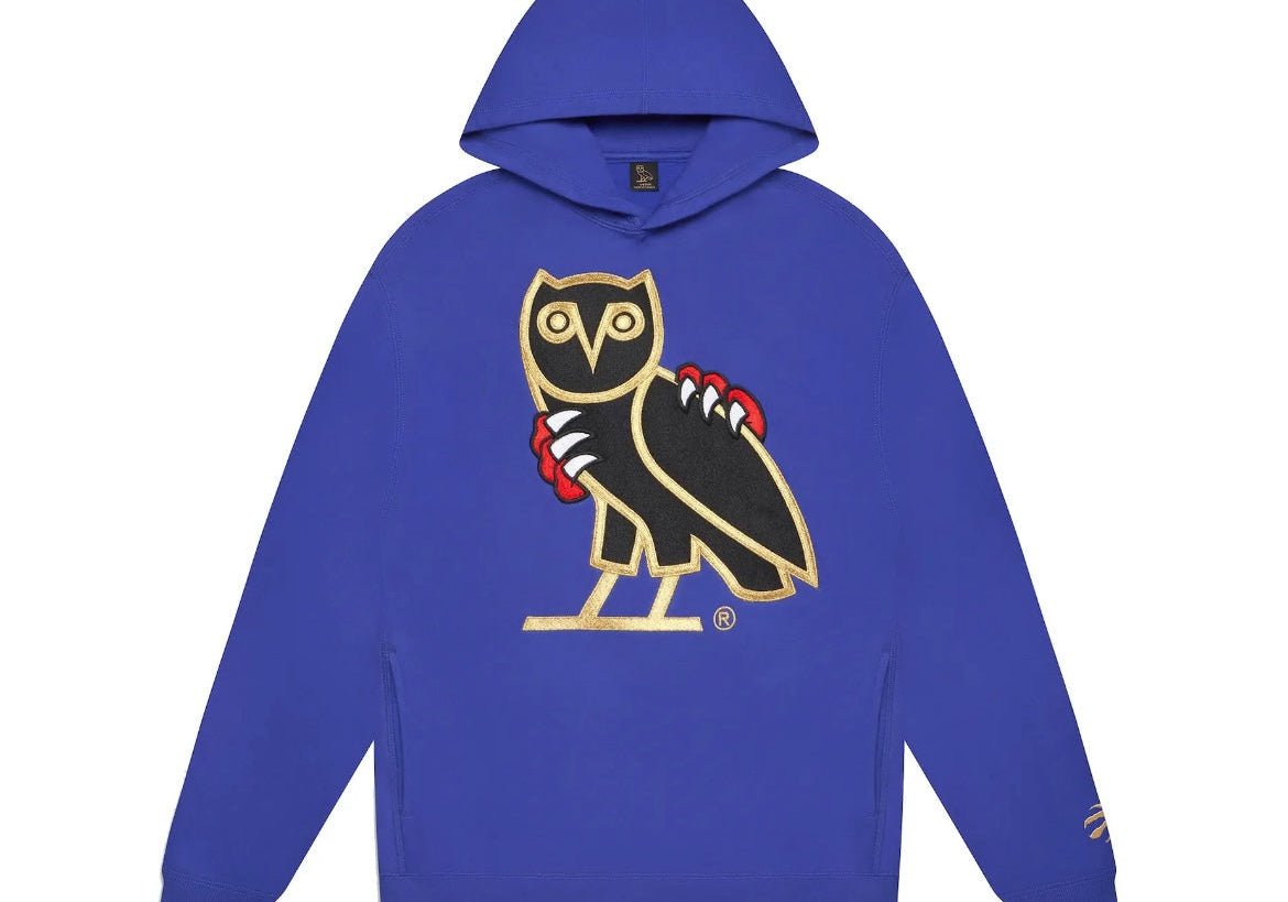 Ovo Jurassic Park OG Owl Hoodie Raptors Purple (Preowned)