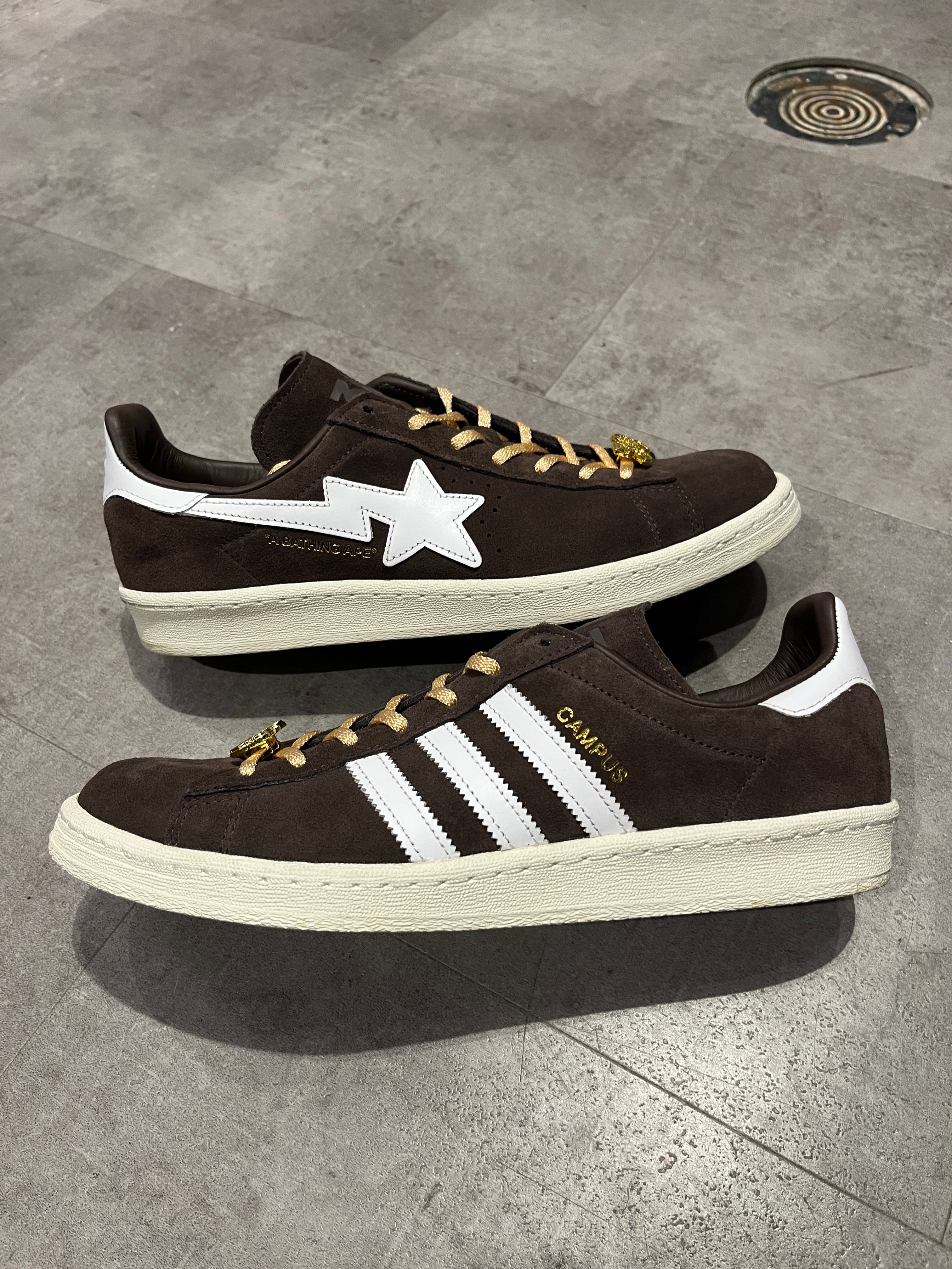 Adidas Campus 80s Bape 30th Anniversary Brown (Preowned)