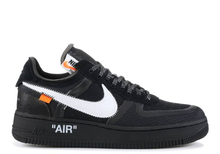 Nike X Off-White Air Force 1 Low Black (Preowned Size 5.5M)