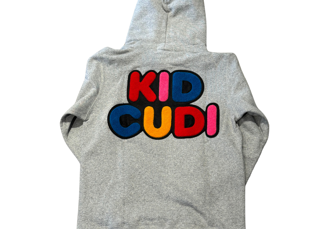 Bape x Kid Cudi Baby Milo Pullover Hoodie Grey