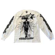 Hellstar Studios Inner Star L/S Tee White (OVERSEAS EXCLUSIVE)