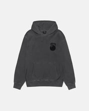 Stussy 8 Ball Pigment Dyed Hoodie Black