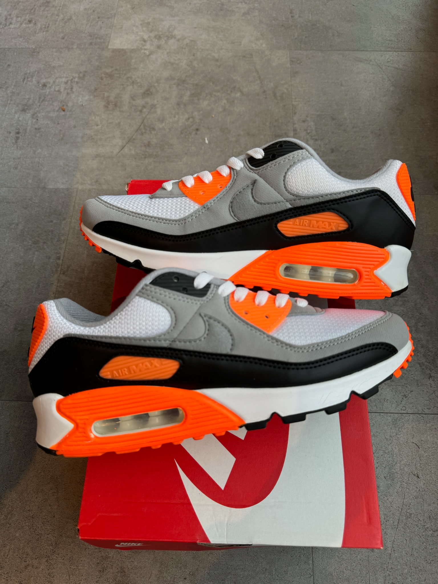 Nike Air Max 90 Recraft Total Orange (Preowned Size 9.5)