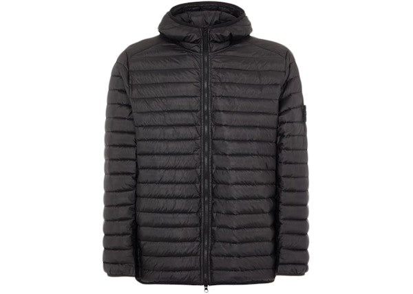 Stone Island 40324 Loom Woven Chambers R-Nylon Down-TC_Packable Jacket Black