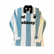 Stussy Argentina Football Polo Long Sleeve T-Shirt