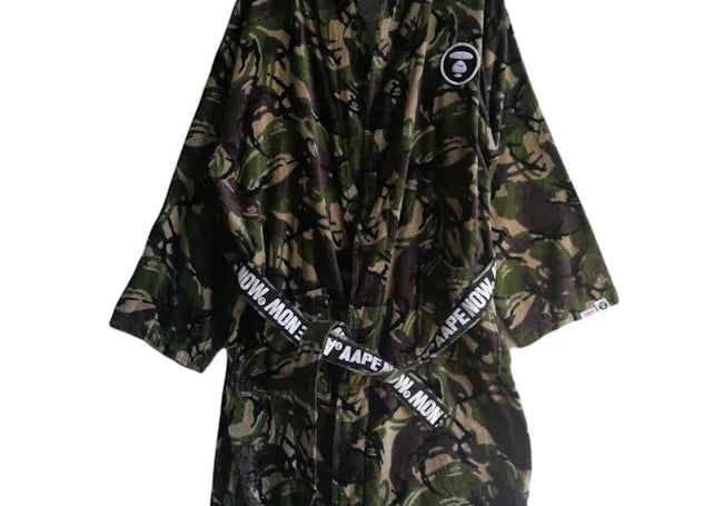 Aape By A Bathing Ape Bathrobe Camo