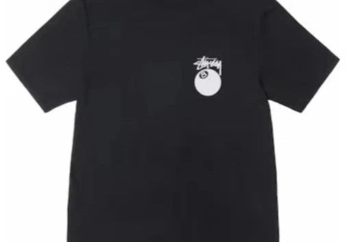 Stussy 8 Ball Pigment Dyed Tee Black