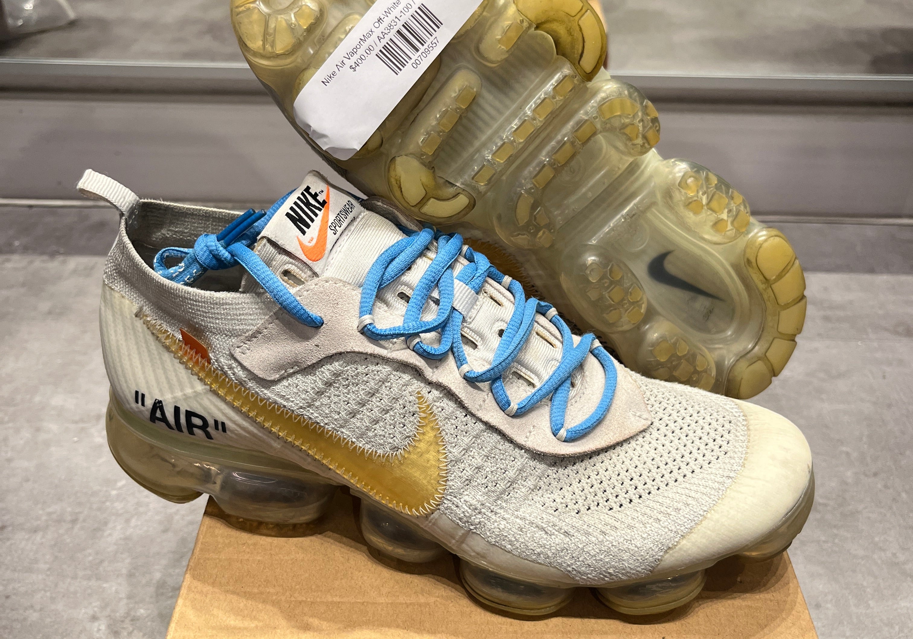 Nike Air VaporMax Off-White White (Preowned Size 10)