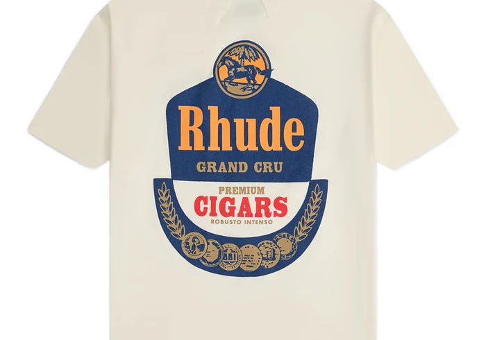 Rhude Vintage White Grand Cru T-Shirt