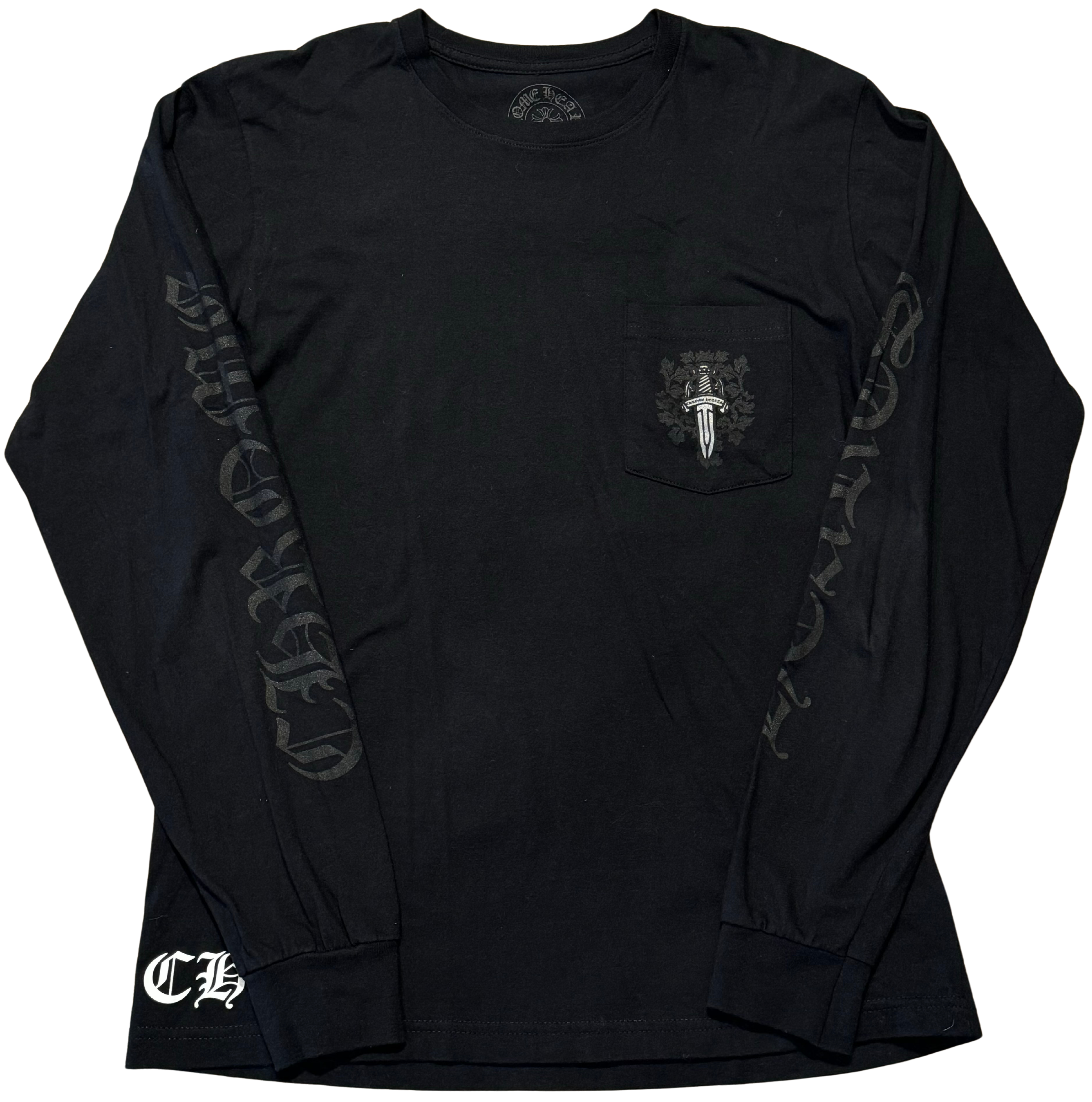 Chrome Hearts Silver Dagger L/S T-Shirt Black