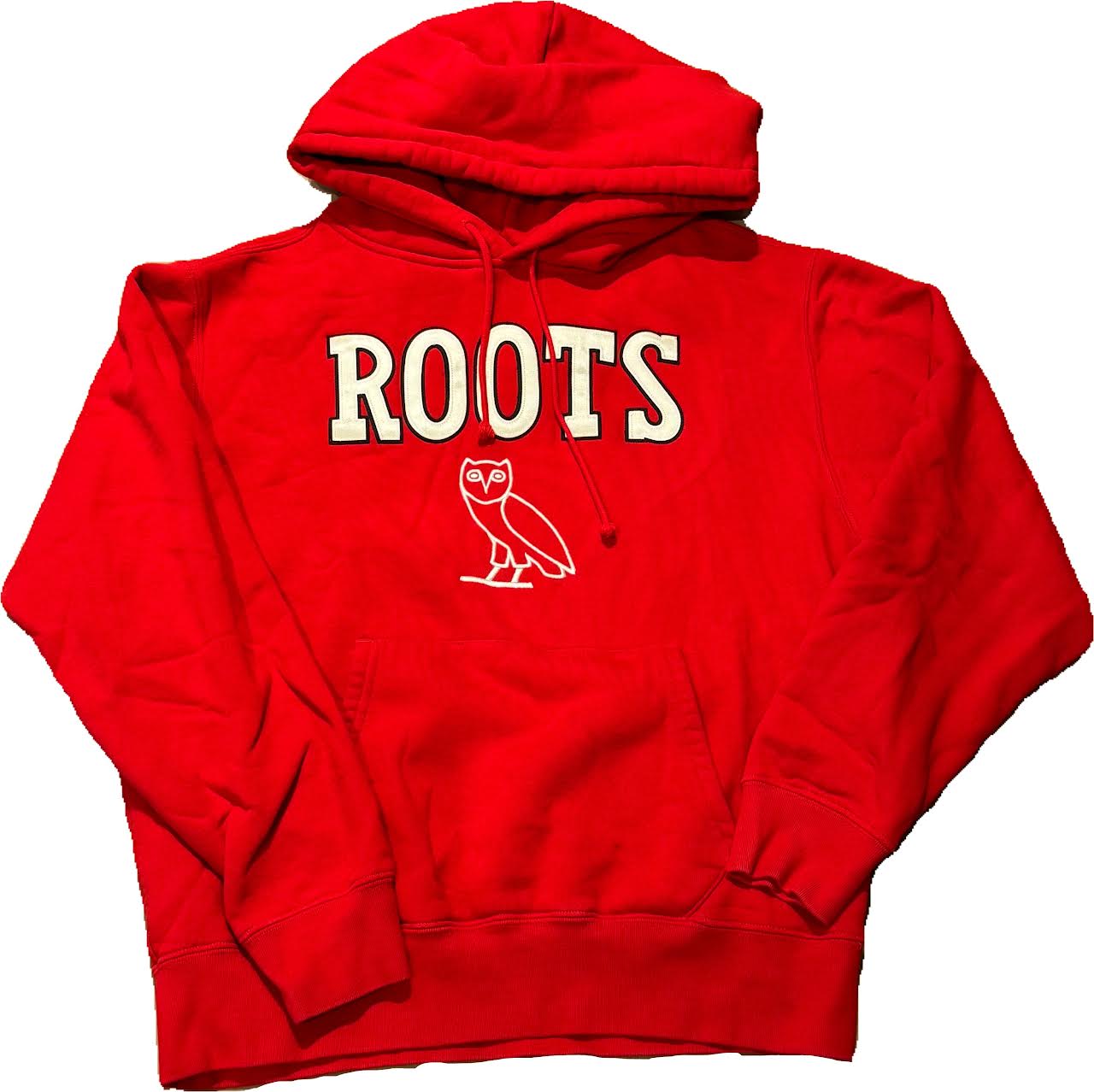 Ovo x Roots Owl Hoodie Red (Preowned)