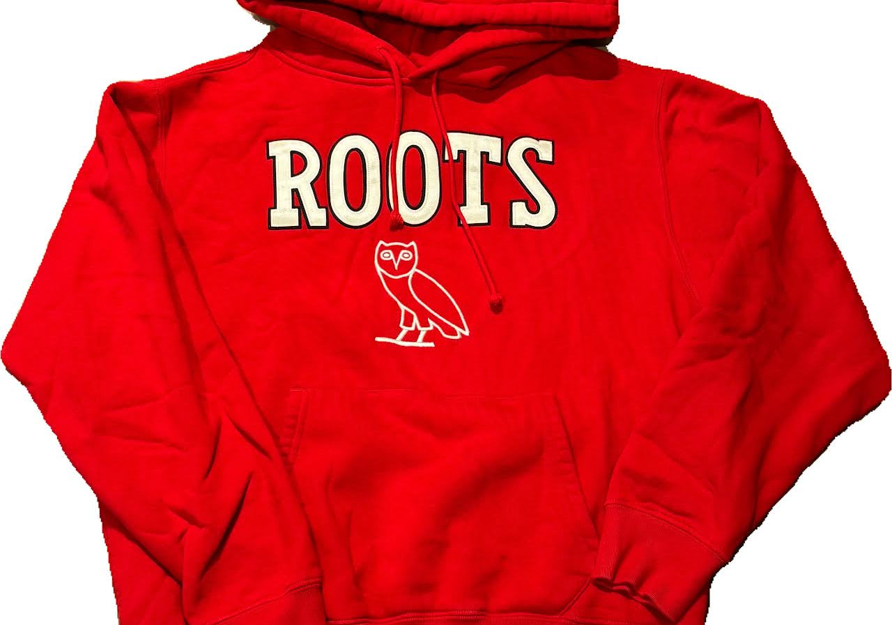 Ovo x Roots Owl Hoodie Red (Preowned)