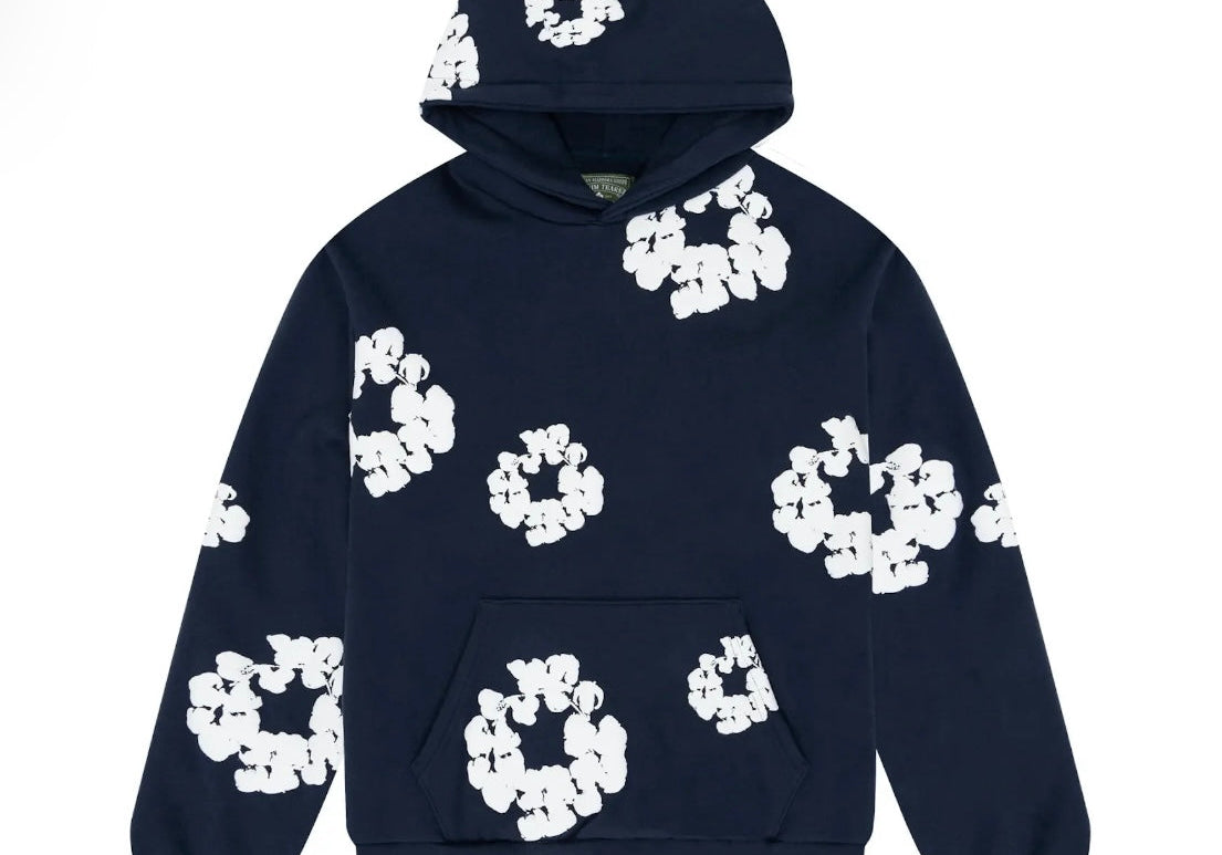 Denim Tears The Cotton Wreath Sweatshirt Navy