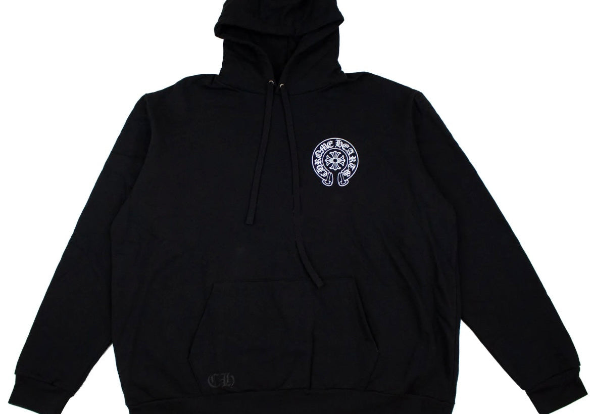 Chrome Hearts New York Exclusive Horseshoe Pullover Hoodie Black