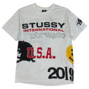 Stussy X CPFM Multi Logo T-shirt White (Preowned)