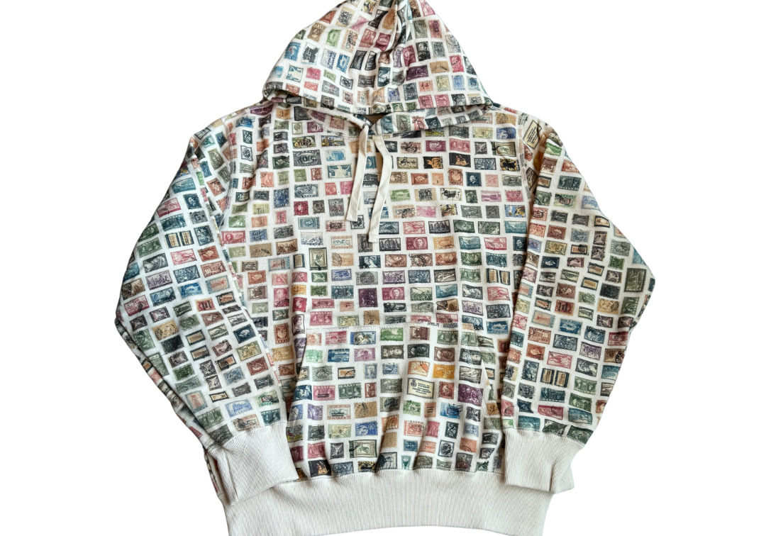 Aime Leon Dore Currency AOP Hoodie Cream