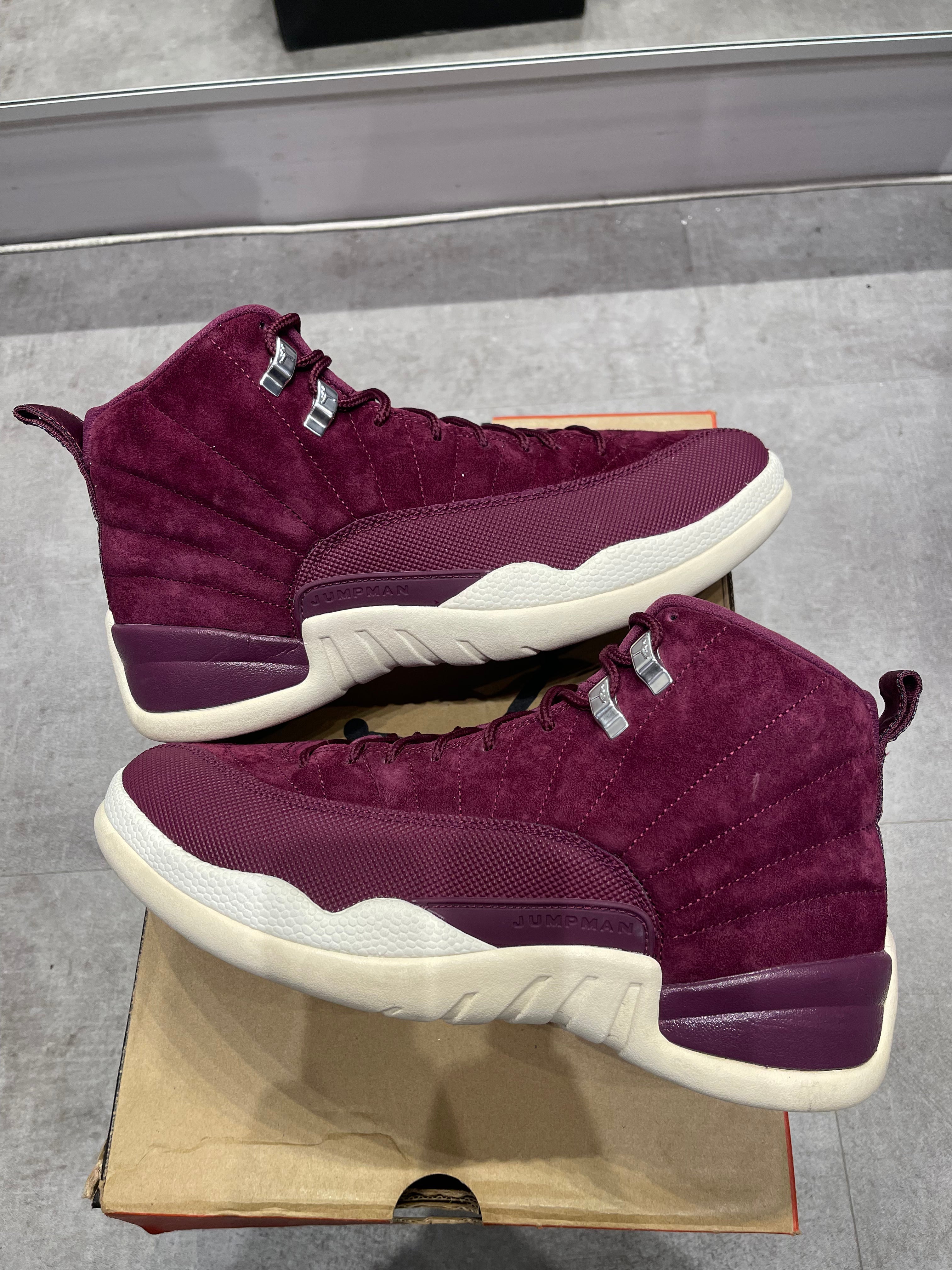 Jordan 12 Retro Bordeaux Preowned Size 9 Utopia Shop