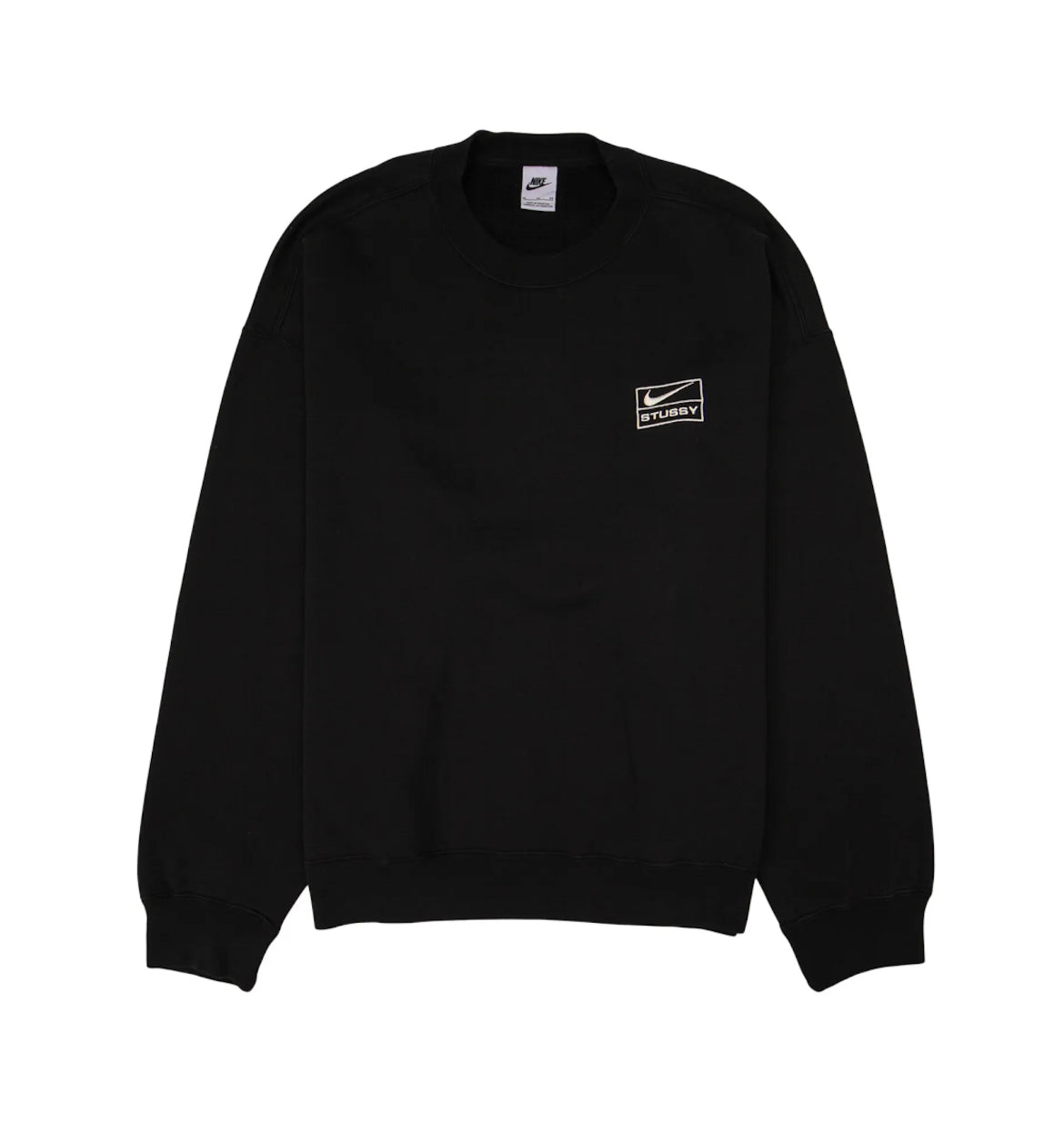 Nike X Stussy Fleece Crewneck Washed Black