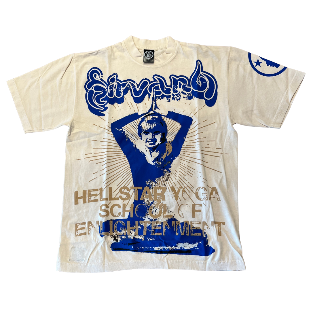 Hellstar Studios Yoga Tee Cream (OVERSEAS EXCLUSIVE)