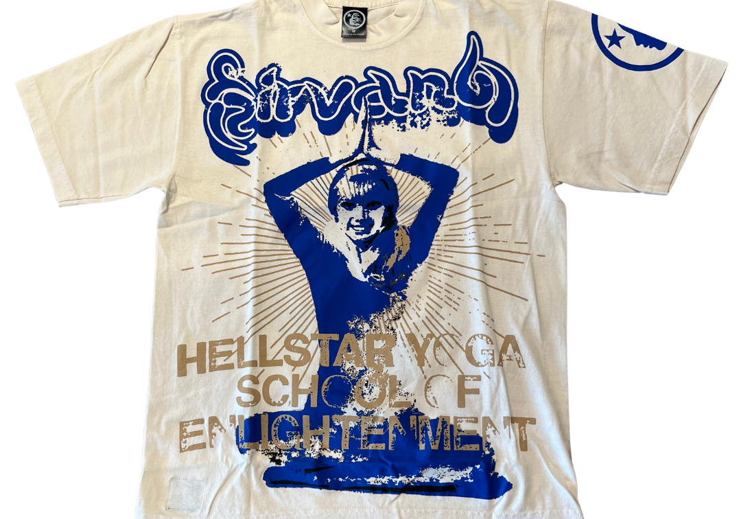 Hellstar Studios Yoga Tee Cream (OVERSEAS EXCLUSIVE)