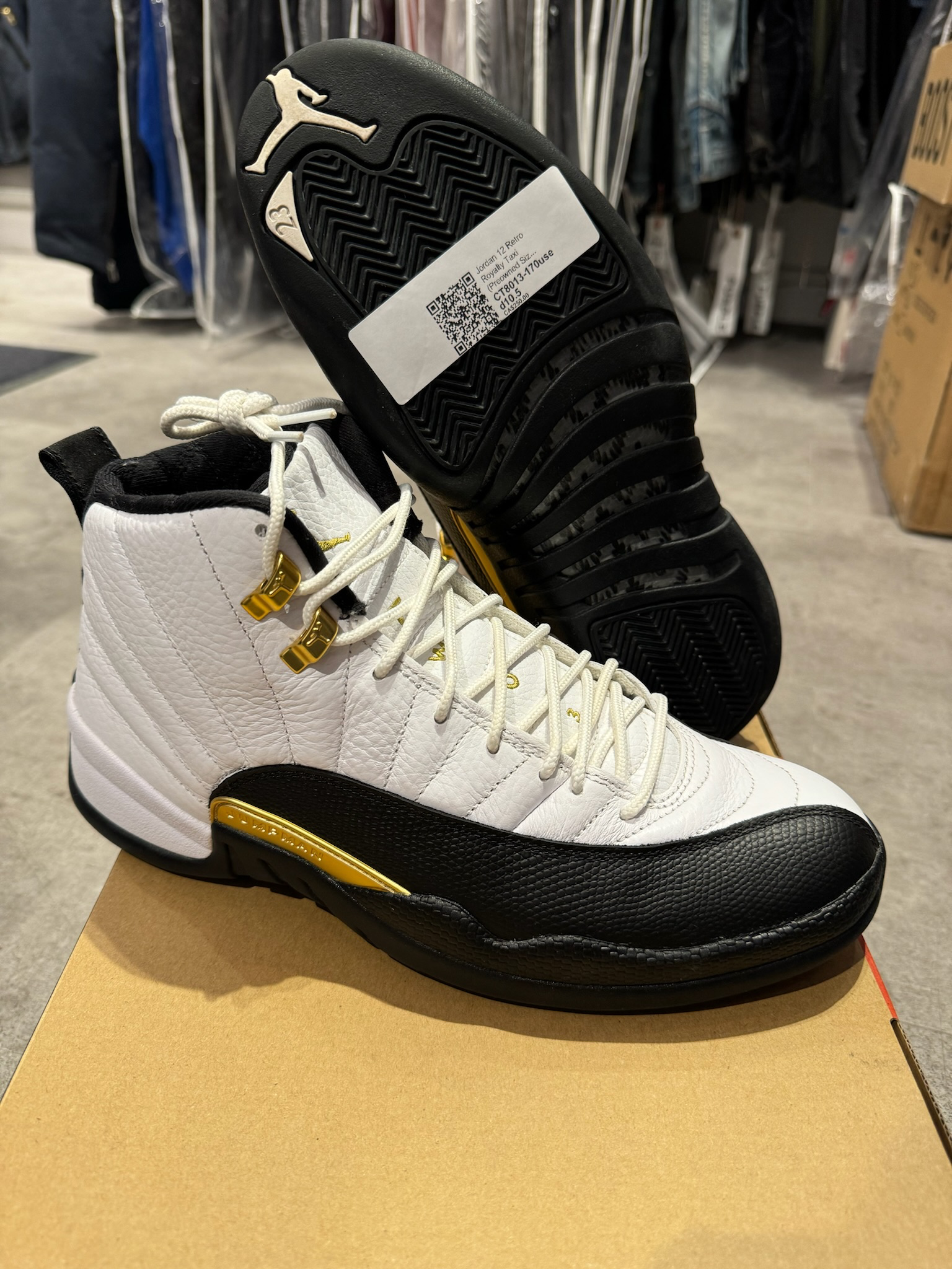 Jordan 12 Retro Royalty Taxi (Preowned Size 10.5)