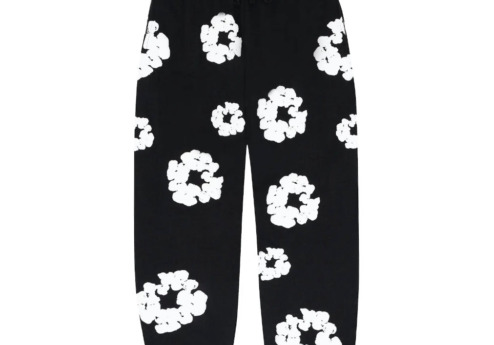 Denim Tears The Cotton Wreath Sweatpants Black