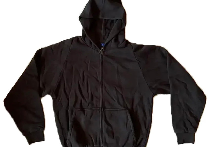 Yeezy Gap Zip-Up Hoodie Black