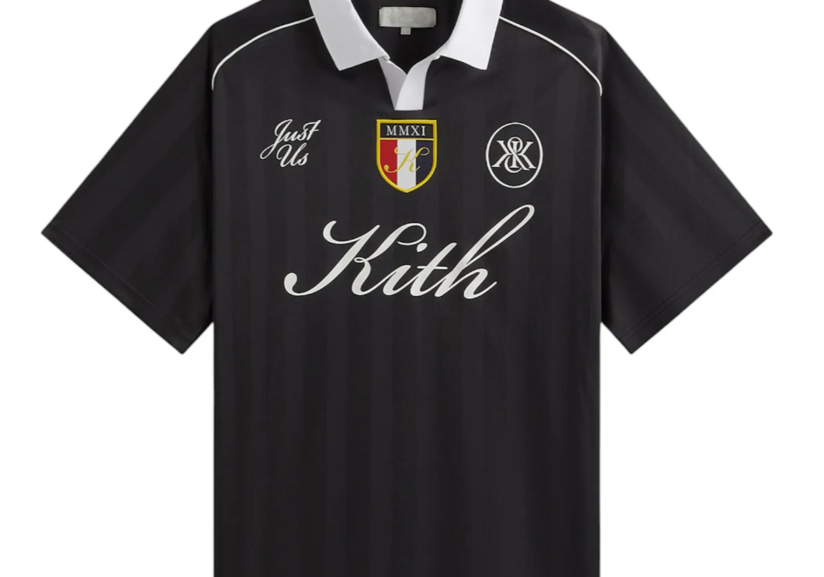 Kith Shadow Stripe Marcel Soccer Top Black