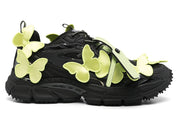 OFF-WHITE Be Right Back Black Green Butterflies (Preowned Size 44)