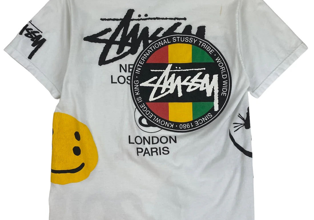 Stussy X CPFM Multi Logo T-shirt White (Preowned)