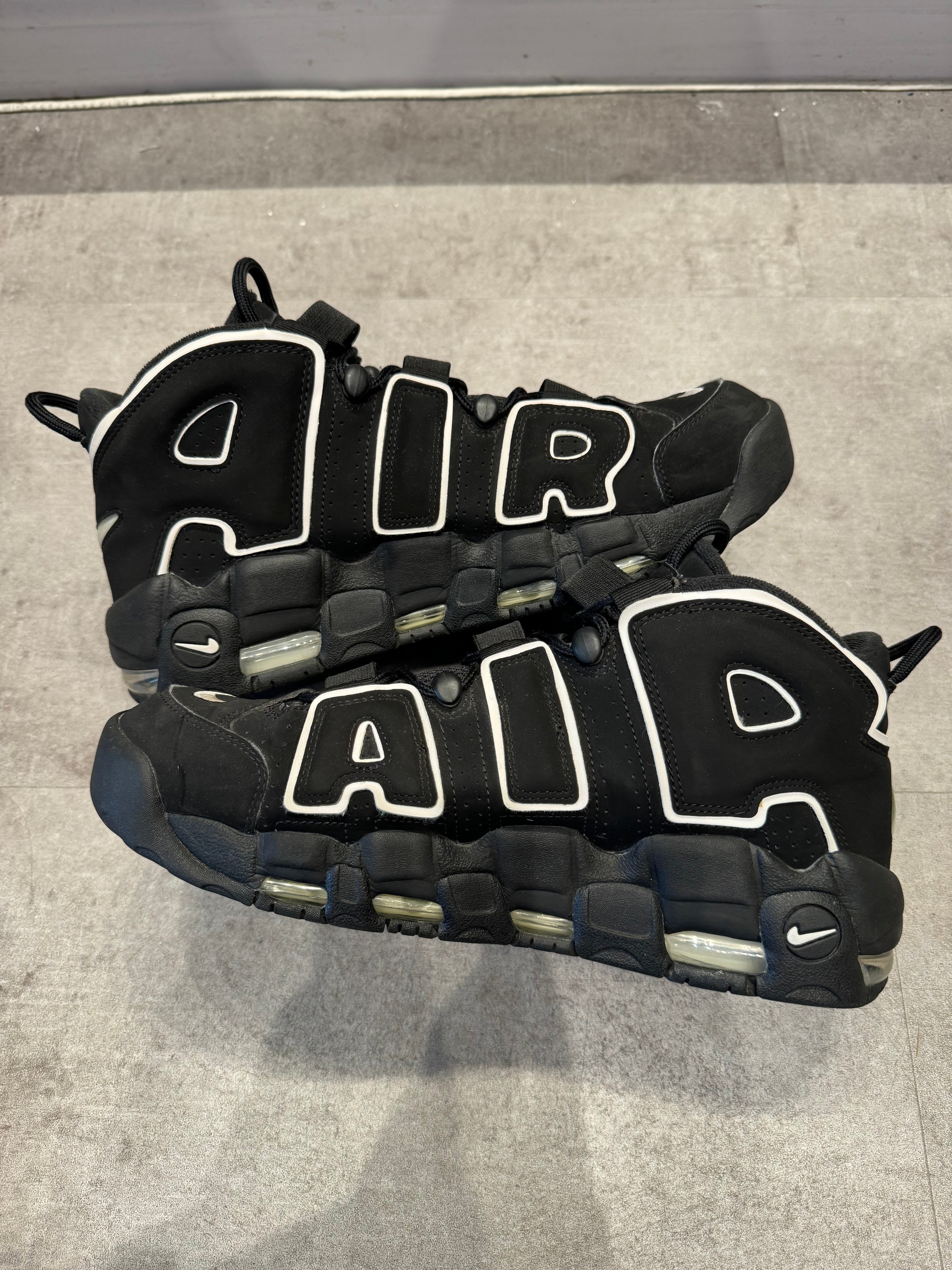 Nike Air More Uptempo Black White (2016) (Preowned)