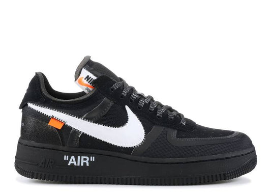 Nike X Off-White Air Force 1 Low Black (Preowned Size 5.5M)