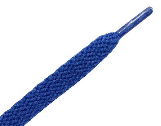 Flat Dark Blue Shoelaces