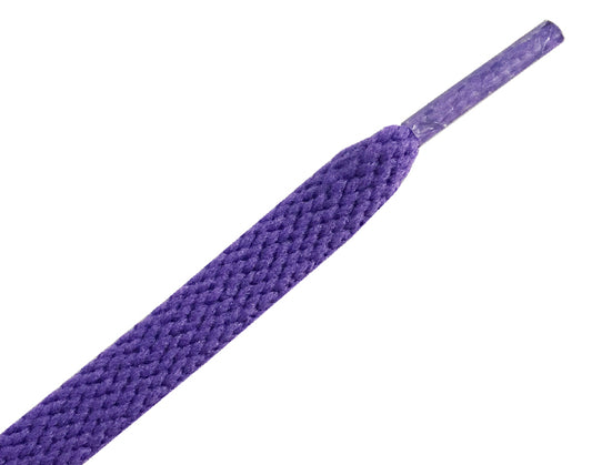 Flat Purple Shoelaces