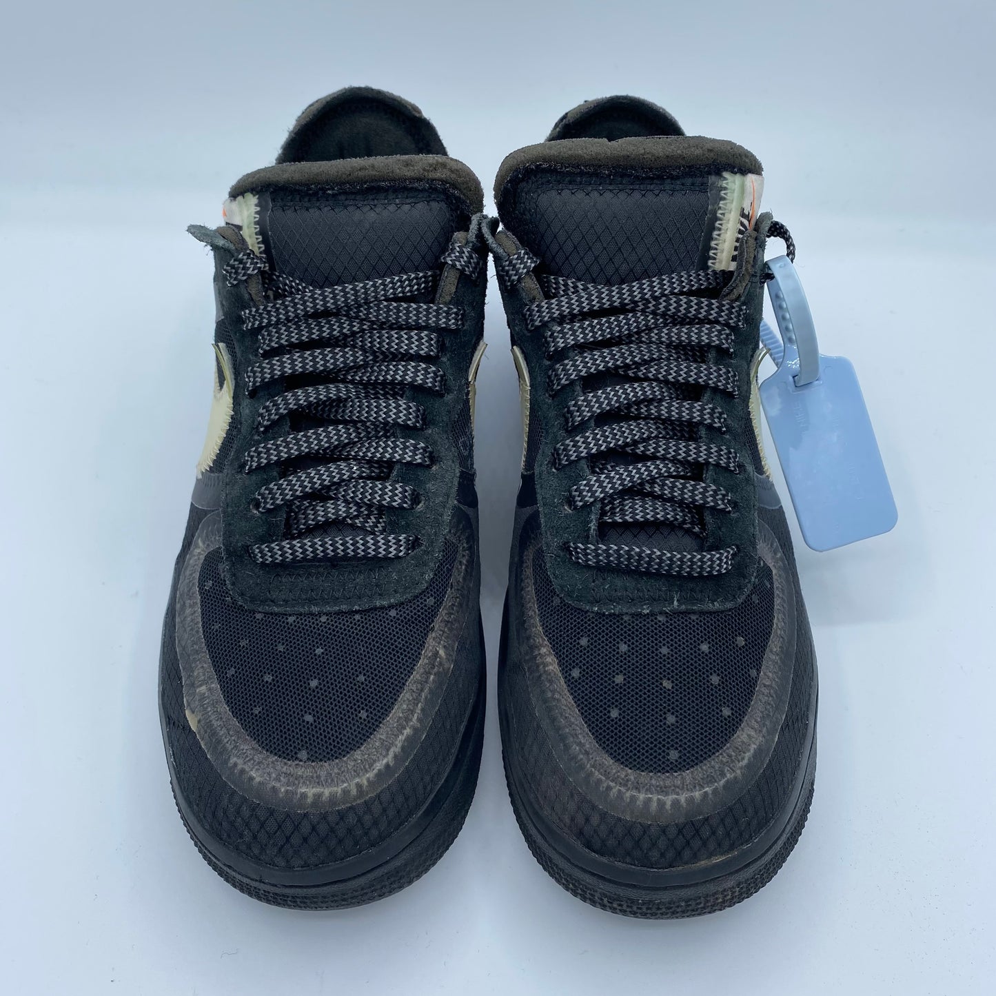 Nike X Off-White Air Force 1 Low Black (Preowned Size 5.5M)