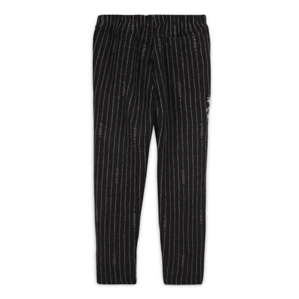 PINSTRIPE PANTS - Black