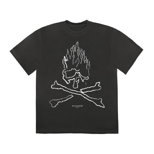 Travis Scott Cactus Jack For Mastermind Skull T-Shirt Black
