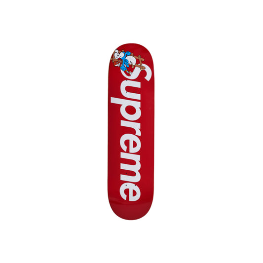 Supreme Smurfs Red Skateboard